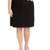 BT-C M-109 {Charter Club} Black Denim Pencil Skirt Retail $64.50 EXTENDED PLUS SIZE 26W