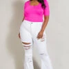 BT-A {The Map} White SALE! Distressed Flare Leg Jeans PLUS SIZE 1X 2X 3X -Cheap Clothing Store 16923692 fe9762a8 36c8 4bc0 a54f 990ef5573880