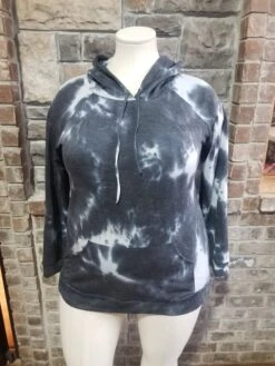 HD-Z {Make It Mine} Charcoal Tie Dye Hoodie PLUS SIZE XL 2X 3X -Cheap Clothing Store 20200922 173153