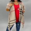 25 OT-E {Raise The Bar} Plaid Taupe Cardigan PLUS SIZE 1X 2X 3X -Cheap Clothing Store image 0bd3a9a5 f57d 49c7 8310 1e6cb9c133e0