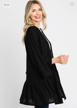 54 OT-D {Dinner Date} Black Swiss Dot Cardigan PLUS SIZE XL 2X 3X -Cheap Clothing Store image 23fecece 5ab0 4cd6 b90e fccb04582a84