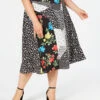 BT-A M-109 {Calvin Klein} Plus Size Mixed-Print Skirt SALE!! RETAILS $99.50 PLUS SIZE 20W -Cheap Clothing Store image 263281c7 a34c 448a b318 fffc83d773ad