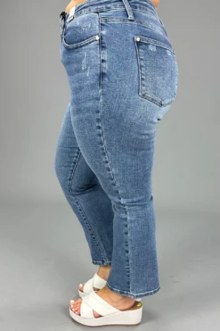 LEG-29 OR BT-V {Judy Blue} MId-Rise Cropped Bootcut Jeans PLUS SIZE 14 16 -Cheap Clothing Store image 26ad0ca2 2c8d 49e3 9924 f17332545724