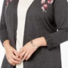 OT-A M-109 {Karen Scott} Charcoal Cardigan *SALE* Retail $54.50