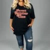 97 GT {Sweet Summer Time} Heather Black Graphic Tee PLUS SIZE 3X