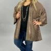 26 OT-A {Flirting With Fun} Mocha Kimono PLUS SIZE 1X 2X 3X