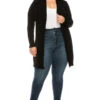 25 OT {Can Never Have Enough} Black Duster W/Front Pockets PLUS SIZE 1X 2X 3X -Cheap Clothing Store image 4934eb50 6e6e 4110 996b c9dd2aa2ef61