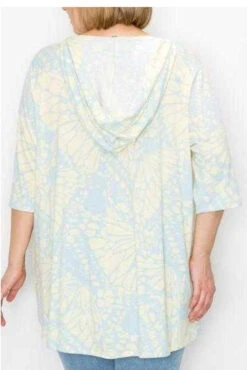 26 HD-A {New Adventure} Blue/Yellow Print Hoodie EXTENDED PLUS SIZE 3X 4X 5X 6X -Cheap Clothing Store image 54c4c900 0b7a 4dc4 8423 f7ffdfea94a0