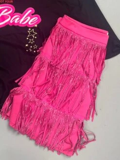 BT-C (My Shining Star) Skirt With Diamond Fringe