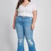 LEG-44 Or BT-M {Ms. Cello} Medium High Rise Flare Jeans PLUS SIZE 14 16 18 20 22 -Cheap Clothing Store image 61b23398 998c 48d3 b8ef ac1a666db007