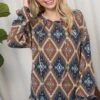 25 HD {Warm And Chic} Mocha Aztec Print Hoodie PLUS SIZE 1X 2X 3X -Cheap Clothing Store image 645ed5ee d3d8 4f7a a9b5 1d81ae0ae7f3