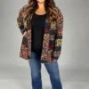 16 OT-A {Spill The Wild} Multi-Color Striped Leopard Cardigan PLUS SIZE 1X 2X 3X -Cheap Clothing Store image 66bdf1f2 3d72 4195 a72c 8df8b923dd54