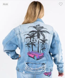 25 OT-C {Hollywood Jean} Distressed Denim Jacket PLUS SIZE 1X 2X 3X -Cheap Clothing Store image 6839d257 24f2 4332 9432 d7c35c762ec9