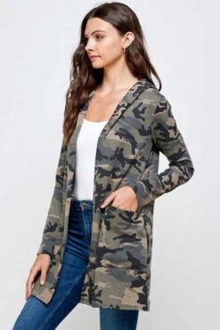 OT-Y {On Your Own} Olive Camo Hooded Cardigan PLUS SIZE XL 2X 3X -Cheap Clothing Store image 72ac21a8 9f0f 49f2 9343 019b7042657d