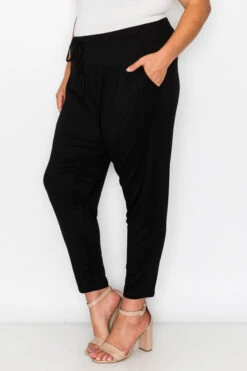 BT-S {Finding Common Ground} Black Lounge Pants CURVY BRAND!!! EXTENDED PLUS SIZE 3X 4X 5X 6X