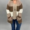 35 OT-A {Get Cozy} Mocha Brown Ivory Popcorn Cardigan PLUS SIZE XL 2X 3X -Cheap Clothing Store image 8b630955 c85e 4bbd b86b 8d825c200d4d