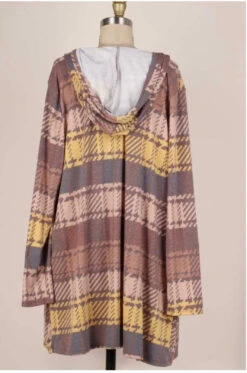 35 OT-D {Piece Of Pie} Taupe Tiered Cardigan W/Hood PLUS SIZE 1X 2X 3X SALE!! -Cheap Clothing Store image 8ccfc407 b4c9 4b0b b587 d80191e15300