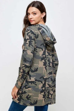 OT-Y {On Your Own} Olive Camo Hooded Cardigan PLUS SIZE XL 2X 3X -Cheap Clothing Store image 90d05ad1 c22c 44b3 852c 4238963b64d5