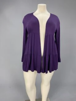 OT-B {Story Teller} Lightweight PURPLE Layered Cardigan -Cheap Clothing Store image 982de7d1 d741 44ec a86f a201a0eef513