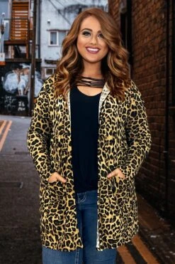 22 OT-P {Hold On Tight} Leopard SALE!!! Hooded Cardigan PLUS SIZE XL 2X 3X -Cheap Clothing Store image 991b7176 16c4 4271 b984 4c0b4c77877d