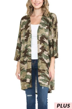 21 OT-X {Hide From Me} Olive Moss Camo Print Cardigan PLUS SIZE XL 2X 3X -Cheap Clothing Store image a2cc7094 3c23 4eab a094 83fa0b7c4fdb