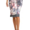 BT-I {That's Life} Charcoal Mauve Tie Dye Skirt SALE!!! PLUS SIZE XL 2X 3X