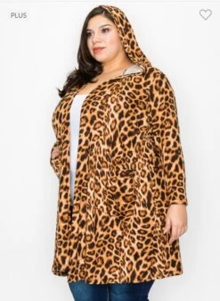 52 OT-X {Staying Strong} Leopard Print Cardigan W/Hood CURVY BRAND!!! EXTENDED PLUS SIZE 3X 4X 5X 6X -Cheap Clothing Store image b800fae4 3b28 495e 803e 53194d70ac7c