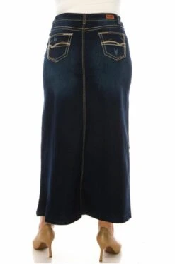 LEG- 16 {Next Adventure} Dark Indigo Wash Stretch Denim Skirt PLUS SIZE 1X 2X 3X -Cheap Clothing Store image c1bdec27 db2f 476d 8bb0 6b6ff6c1f697