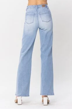 BT-Z {Judy Blue} Lt. Blue High Waist Wide Leg Jeans PLUS SIZE 20 -Cheap Clothing Store image ceb61d6b 589a 49cf 9a61 252aad201f4c