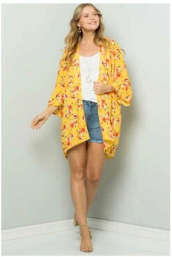 65 OT-F {Flowers In Sunshine} Yellow Floral Printed Cardigan PLUS SIZE -Cheap Clothing Store image d3110e76 e4d4 437f 8937 2b17da61579c