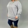 HD-M {Having A Blast} Heather Grey Long Hoodie With Pockets -Cheap Clothing Store image d6192528 196b 4d84 9c05 5afd4c8dae62