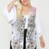 33 OT-Z {Elevate Your Style} White/Khaki Floral Cardigan PLUS SIZE XL 2X 3X -Cheap Clothing Store image d7524b51 67b2 470f 9c9c d3bf4536e3c0