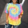33 GT {Smiley In Color} SALE! Multi-Color Tie Dye Smiley Graphic Tee PLUS SIZE 3X -Cheap Clothing Store image e90faa4d 3918 4cda 92c6 f0e680a64131