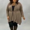 19 OT-B {It's A Journey} Brown SALE!! Cardigan PLUS SIZE XL 2X 3X