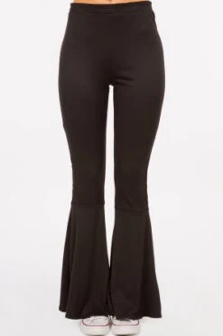 LEG-28 OR BT-J{Southern Inspired} Black Bell Bottom Pants PLUS SIZE 2X 3X