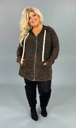 OT-N {Worth The Wait} Americano Mineral Wash Hoodie Jacket PLUS SIZE 1X 2X 3X -Cheap Clothing Store image f2c8b0fe 058e 400a aeeb 46b97bc54d61