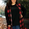 78 OT-Q {Warm Me Up} Red/Black Plaid Duster PLUS SIZE 1X 2X 3X -Cheap Clothing Store warmmeup 6b4dc608 e380 4357 82af af76e7bf6e10